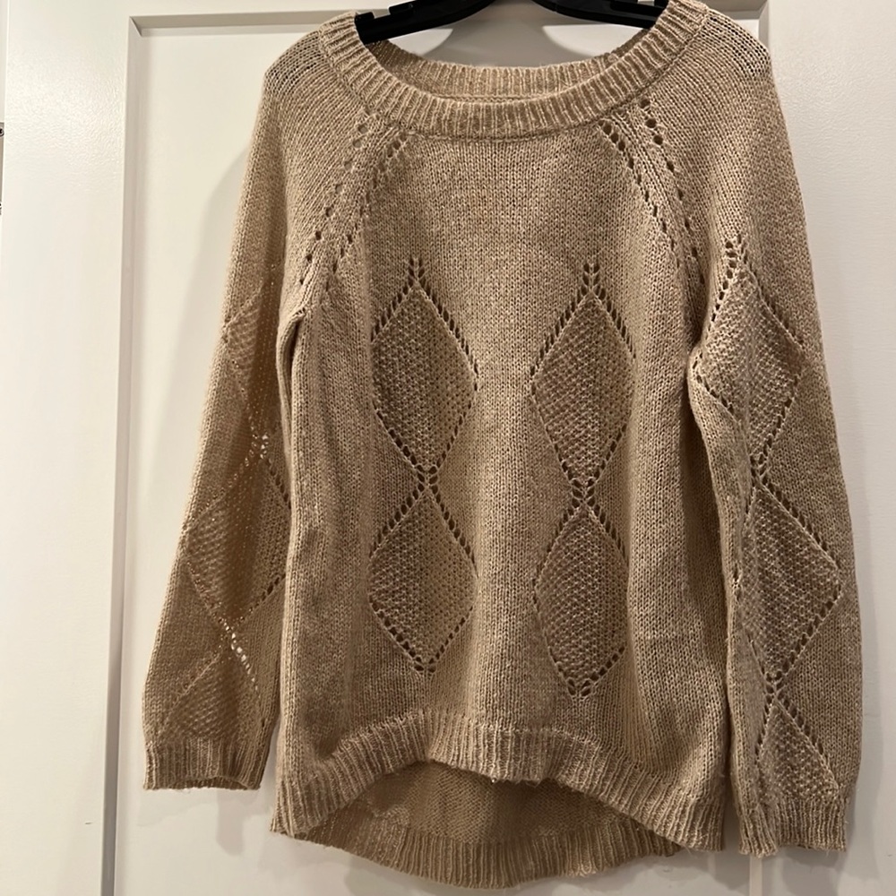 Beige Wool-blend sweater